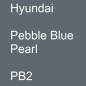 Preview: Hyundai, Pebble Blue Pearl, PB2.